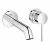 Grohe Essence Wall Mounted Basin Mixer Tap - Chrome