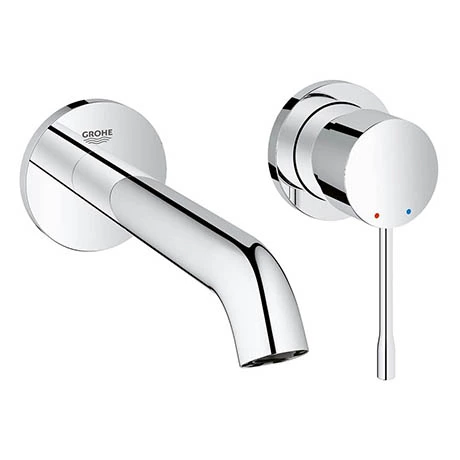 Grohe Essence Wall Mounted Basin Mixer Tap - Chrome 1 Grohe Essence Wall Mounted Basin Mixer Tap - Chrome