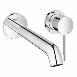 Grohe Essence Wall Mounted 2 Hole Basin Mixer L-Size - Chrome - 19967001