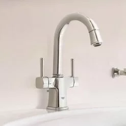Grohe Grandera Two Handle Basin Mixer with Pop-up Waste - Chrome - 21107000 5 Grohe Grandera Two Handle Basin Mixer with Pop-up Waste - Chrome - 21107000 -Basin Taps Shop 21107000 D2 460