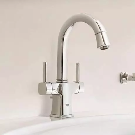 Grohe Grandera Two Handle Basin Mixer with Pop-up Waste - Chrome - 21107000 3 Grohe Grandera Two Handle Basin Mixer with Pop-up Waste - Chrome - 21107000 - Image 3