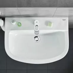 Grohe BauLoop S-Size Mono Basin Mixer with Pop-up Waste - 23335000 -Basin Taps Shop 23335000 D4 460