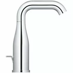 Grohe Essence M-Size Mono Basin Mixer with Pop-up Waste - Chrome - 23462001 -Basin Taps Shop 23462001 D4 460