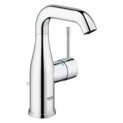 Grohe Essence M-Size Mono Basin Mixer with Pop-up Waste - Chrome - 23462001