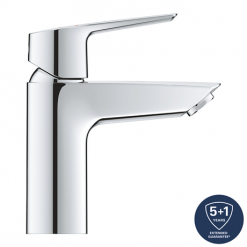 Grohe QuickFix Start S-Size Mono Basin Mixer with Push-Open Waste - 23550002 -Basin Taps Shop 23550002 D1 460