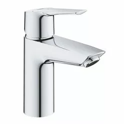 Grohe QuickFix Start SilkMove ES S-Size Mono Basin Mixer with Push-Open Waste - 23551002