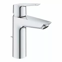 Grohe QuickFix Start SilkMove ES M-Size Mono Basin Mixer with Pop-up Waste - 23552002