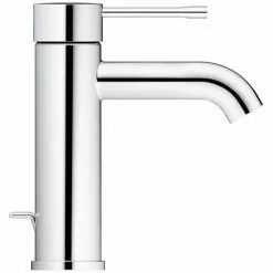 Grohe Essence S-Size Mono Basin Mixer with Pop-up Waste - Chrome - 23589001 -Basin Taps Shop 23589001 D4 460