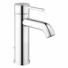 Grohe Essence S-Size Mono Basin Mixer with Pop-up Waste - Chrome - 23589001
