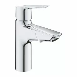 Grohe QuickFix Start Mono Basin Mixer with Pull Out Spout + Push-Open Waste - 24205003