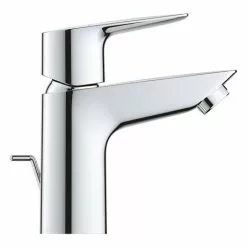 Grohe Start Edge Mono Basin Mixer with Pop-up Waste - 24315001 -Basin Taps Shop 24315001 D3 460