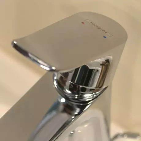 Hansgrohe Metris Cloakroom Single Lever Basin Mixer 100 with Pop-up Waste - 31088000 2 Hansgrohe Metris Cloakroom Single Lever Basin Mixer 100 with Pop-up Waste - 31088000 - Image 2
