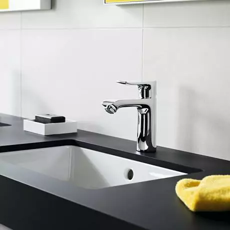 Hansgrohe Metris Single Lever Basin Mixer 110 without Waste - 31084000 2 Hansgrohe Metris Single Lever Basin Mixer 110 without Waste - 31084000 - Image 2