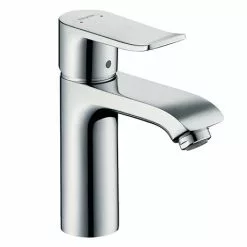 Hansgrohe Metris Single Lever Basin Mixer 110 without Waste (min. 0.2 Bar) - 31084010