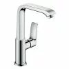Hansgrohe Metris Single Lever Basin Mixer 230 with Swivel Spout and Pop-up Waste - 31087000