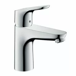 Hansgrohe Focus Single Lever Basin Mixer 100 with Pop-up Waste - 31607000