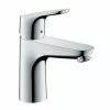 Hansgrohe Focus Single Lever Basin Mixer 100 with 2 Flow Rates and Pop-up Waste - 31657000