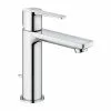 Grohe Lineare Mono Basin Mixer with Pop-up Waste - Chrome - 32114001