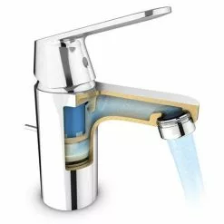 Grohe Eurosmart Cosmopolitan Mono Basin Mixer with Pop-up Waste - 3282500E -Basin Taps Shop 3282500E D3 460