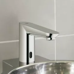 Grohe Euroeco Cosmopolitan E Infra-Red Basin Tap 1/2" - Chrome - 36272000 -Basin Taps Shop 36272000 D2 460