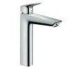 Hansgrohe Logis Single Lever Basin Mixer 190 with 2 Flow Rates and Pop-up Waste - 71095000