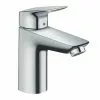 Hansgrohe Logis Single Lever Basin Mixer 100 with Pop-up Waste - 71100000