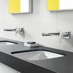 Hansgrohe Logis Wall Mounted Single Lever Basin Mixer with Waste - 71220000 -Basin Taps Shop 71220000 D2 460