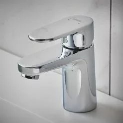 Hansgrohe Vernis Blend Single Lever Basin Mixer 70 without Waste - Chrome - 71558000 -Basin Taps Shop 7155800.ai2 460