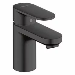Hansgrohe Vernis Blend Single Lever Basin Mixer 70 with Pop-up Waste - Matt Black - 71550670