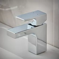 Hansgrohe Vernis Shape Single Lever Basin Mixer 70 without Waste - Chrome - 71567000 -Basin Taps Shop 71567000.ai2 460