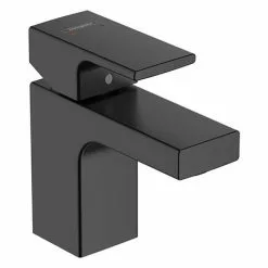 Hansgrohe Vernis Shape Single Lever Basin Mixer 70 without Waste - Matt Black - 71567670