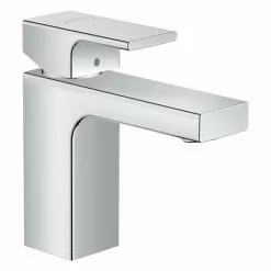 Hansgrohe Vernis Shape Single Lever Basin Mixer 100 with Pop-up Waste - Chrome - 71561000