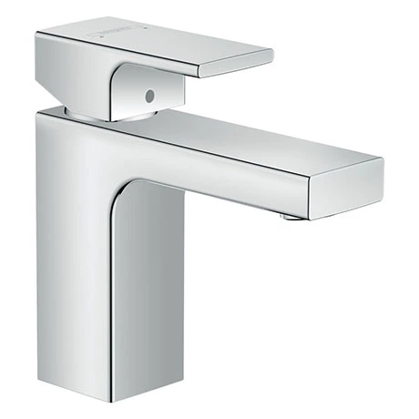 Hansgrohe Vernis Shape Single Lever Basin Mixer 100 with Pop-up Waste - Chrome - 71561000 1 Hansgrohe Vernis Shape Single Lever Basin Mixer 100 with Pop-up Waste - Chrome - 71561000