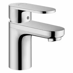 Hansgrohe Vernis Blend Single Lever Basin Mixer 100 with Isolated Water Conduction and Pop-up Waste - 71571000