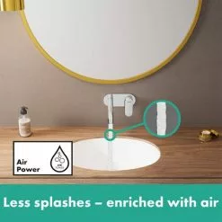 Hansgrohe Vernis Blend Wall Mounted Single Lever Basin Mixer - Chrome - 71576000 5 Hansgrohe Vernis Blend Wall Mounted Single Lever Basin Mixer - Chrome - 71576000 -Basin Taps Shop 71576000 ai2 460