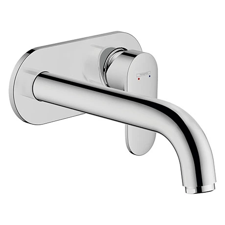 Hansgrohe Vernis Blend Wall Mounted Single Lever Basin Mixer - Chrome - 71576000 1 Hansgrohe Vernis Blend Wall Mounted Single Lever Basin Mixer - Chrome - 71576000