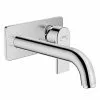 Hansgrohe Vernis Shape Wall Mounted Single Lever Basin Mixer - Chrome - 71578000