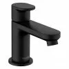 Hansgrohe Vernis Blend Pillar Tap 70 for Cold Water without Waste - Matt Black - 71583670