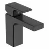 Hansgrohe Vernis Shape Single Lever Basin Mixer 100 CoolStart with Pop-up Waste - Matt Black - 71594670