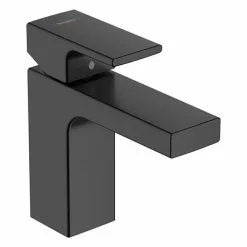 Hansgrohe Vernis Shape Single Lever Basin Mixer 100 CoolStart with Pop-up Waste - Matt Black - 71594670
