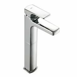 Roca Escuadra Tall Smooth Body Basin Mixer - A5A3720C0N