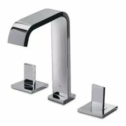 Roca Flat 3-Hole Basin Mixer with Pop-up Waste - A5A4432C0N