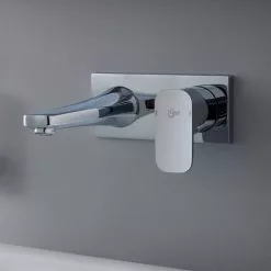 Ideal Standard Tonic II 225mm Spout Wall Mounted Basin Mixer 8 Ideal Standard Tonic II 225mm Spout Wall Mounted Basin Mixer -Basin Taps Shop A6335AA A5948NU D2 460