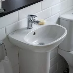 Ideal Standard Tesi Single Lever Mini Basin Mixer - A6588AA -Basin Taps Shop A6588AA D2 460