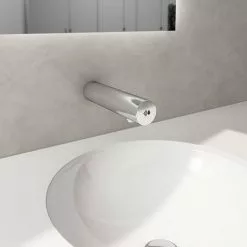 Armitage Shanks Sensorflow E Touchless Wall Mounted Basin Mixer (Battery) - A7551AA -Basin Taps Shop A7551AA D1 460