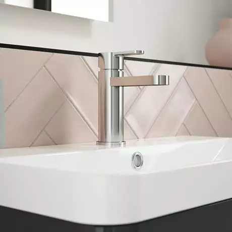 Nuie Arvan Mono Basin Mixer with Push Button Waste - ARV305 2 Nuie Arvan Mono Basin Mixer with Push Button Waste - ARV305 - Image 2