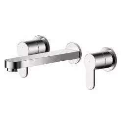 Nuie Arvan 3TH Wall Mounted Basin Mixer - ARV317