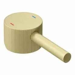 Arezzo Fluted Round Brushed Brass High Rise Mono Basin Mixer Tap -Basin Taps Shop AZ2LTBBF d2 460