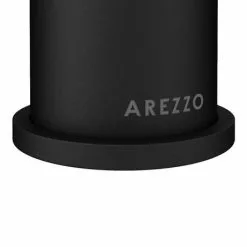 Arezzo Fluted Round Matt Black High Rise Mono Basin Mixer Tap -Basin Taps Shop AZ2LTMBF detail4 460