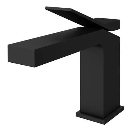Arezzo Leva Mono Basin Mixer Tap Matt Black 2 Arezzo Leva Mono Basin Mixer Tap Matt Black - Image 2